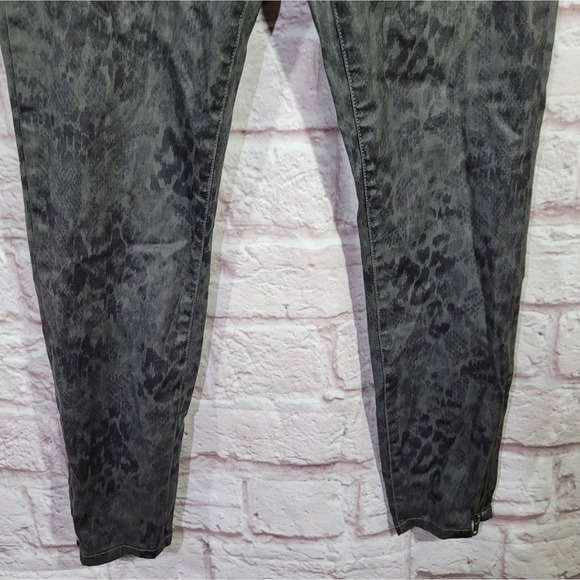 Current Elliot Soho Zip Stiletto Castle Dirty Paws Skinny Ankle Jeans - Picture 4 of 13